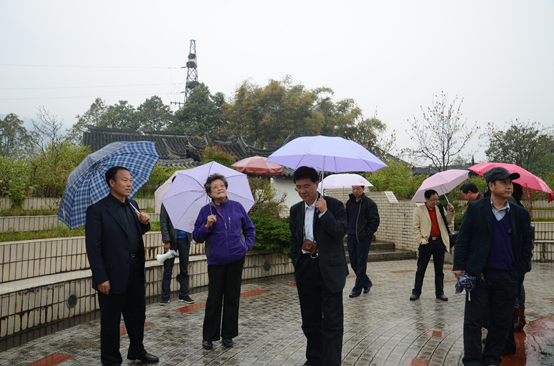 中国社会保险学会会长王建伦来安调研